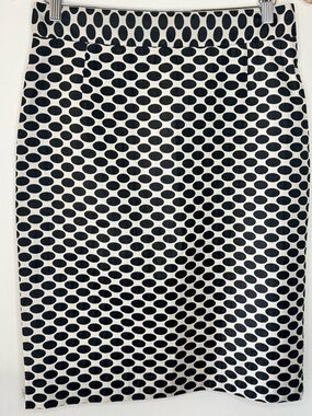 Rodier Paris Polka Dot Pencil Skirt Women’s Medium 8 10 Mod Retro EUC